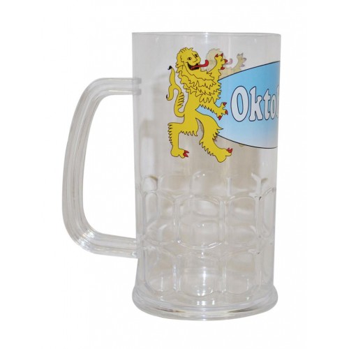 Chope de bière en plastique