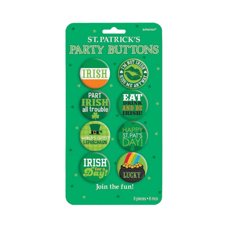 8 badges saint Patrick
