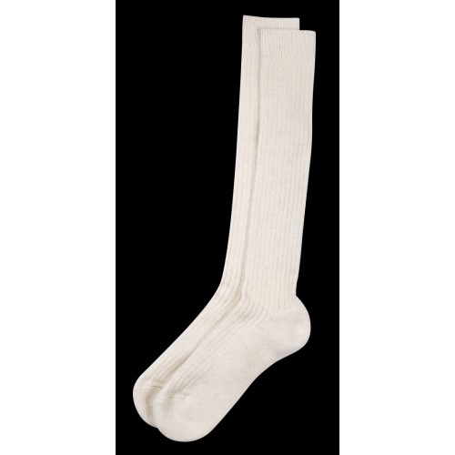 Chaussettes hautes naturelles