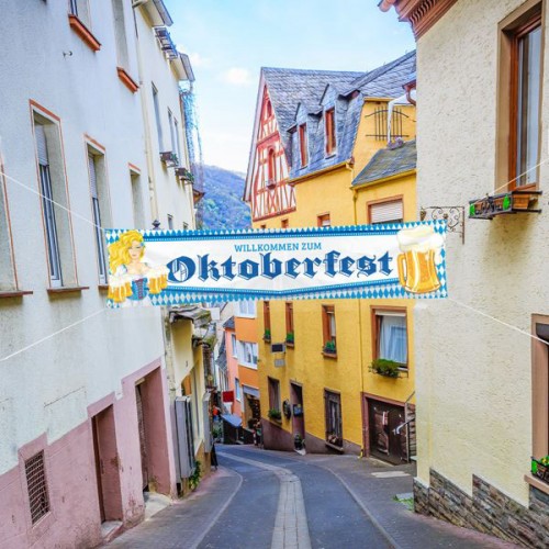 Décoration extérieur fête de la bière