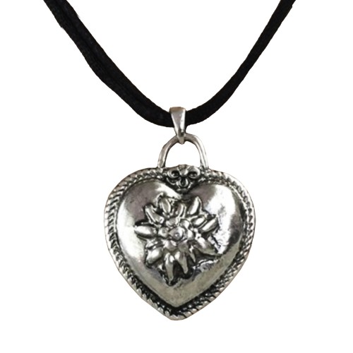 Collier Cœur Edelweiss