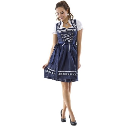 Dirndl Polka Bleue