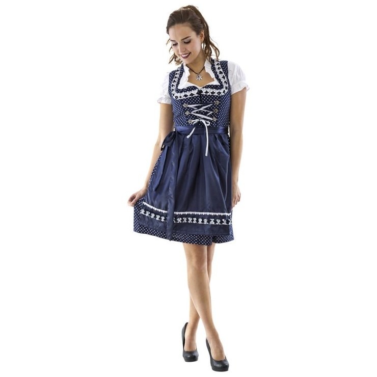 Dirndl Polka Bleue